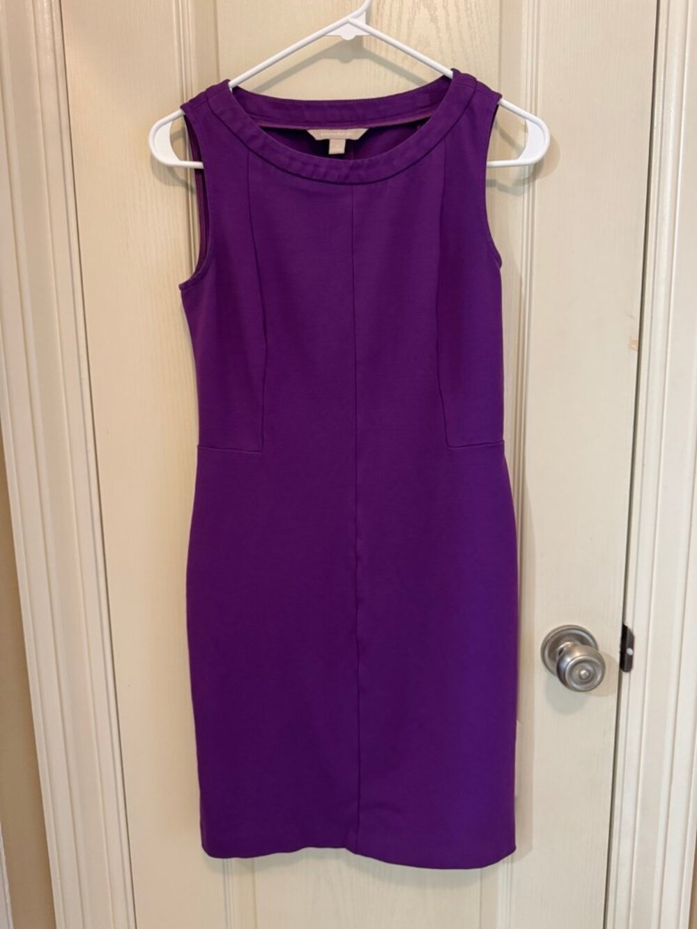 Banana Republic Purple Ponte Sheath Dress Size 2